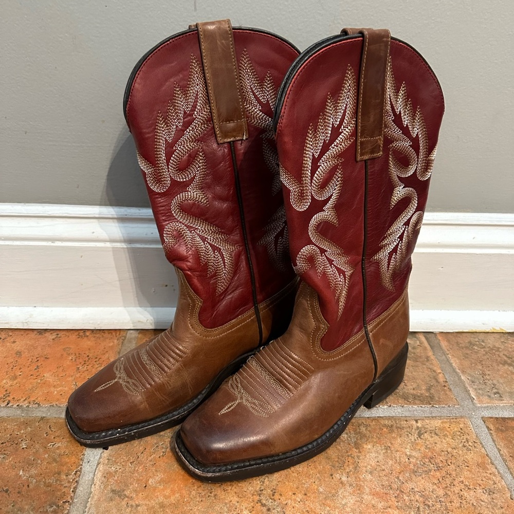 Masterson Boot Co Square Toe Cowboy Boots